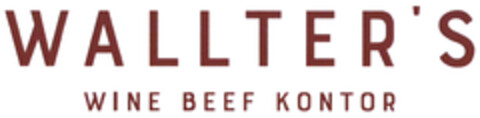 WALLTER'S WINE BEEF KONTOR Logo (DPMA, 28.09.2020)