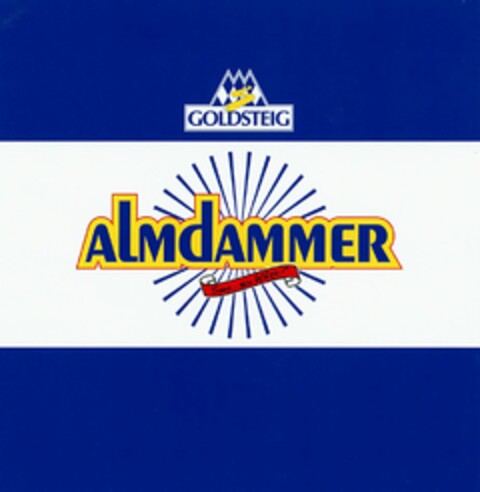 GOLDSTEIG ALMDAMMER Sooo... ein Käse! Logo (DPMA, 29.07.2003)