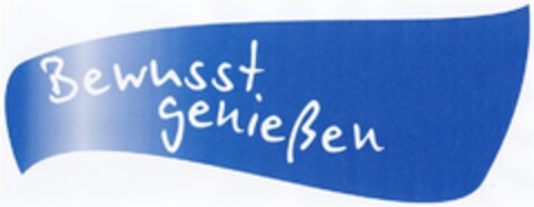 Bewusst genießen Logo (DPMA, 12.09.2007)