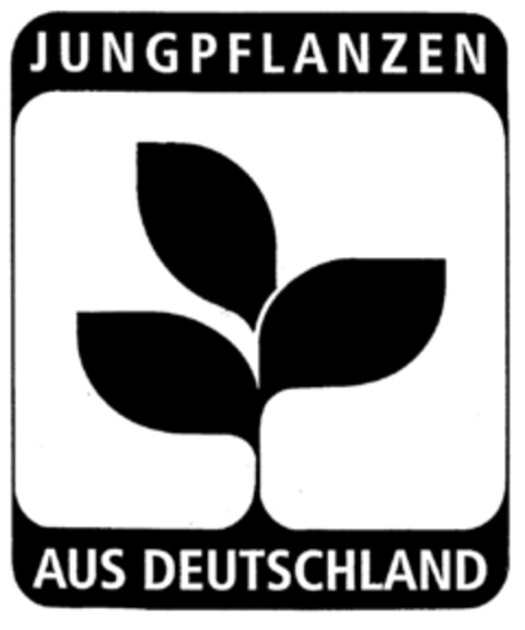 JUNGPFLANZEN AUS DEUTSCHLAND Logo (DPMA, 19.02.1998)