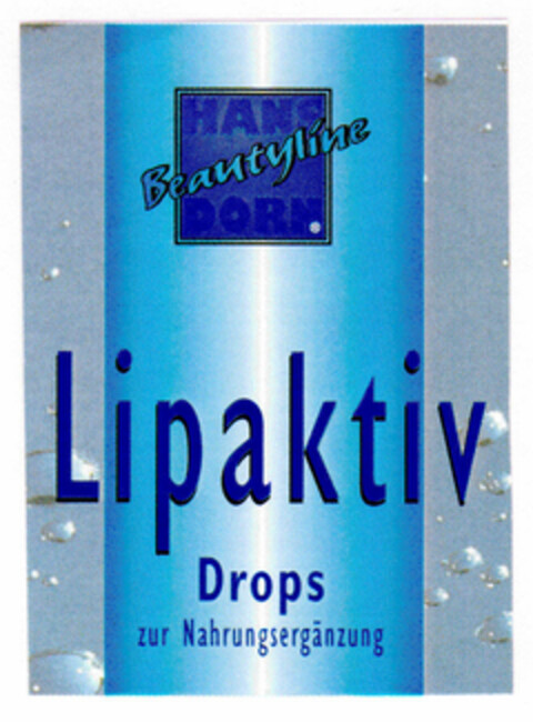 Lipaktiv Drops zur Nahrungsergänzung Logo (DPMA, 08.07.1999)