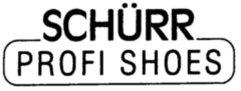 SCHÜRR PROFI SHOES Logo (DPMA, 13.12.1999)