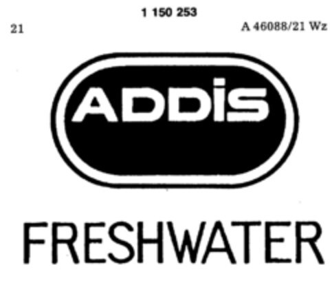 ADDIS FRESHWATER Logo (DPMA, 22.03.1989)