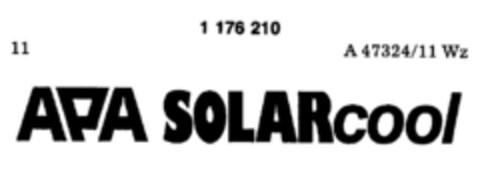 APA SOLAR cool Logo (DPMA, 29.11.1989)