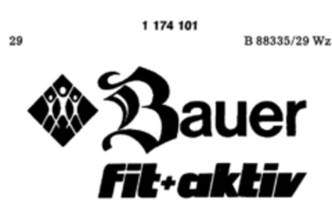 Bauer Fit + aktiv Logo (DPMA, 09/26/1989)