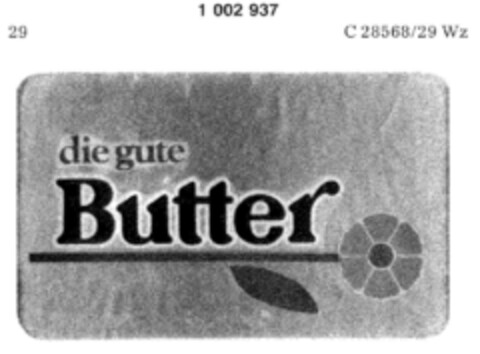 die gute Butter Logo (DPMA, 14.07.1979)