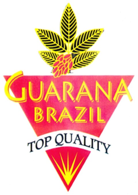 GUARANA BRAZIL TOP QUALITY Logo (DPMA, 25.11.1993)