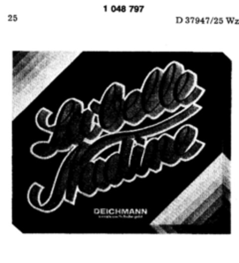 La belle Nadine DEICHMANN Logo (DPMA, 13.11.1982)