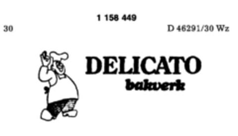 DELICATO bakverk Logo (DPMA, 23.03.1989)