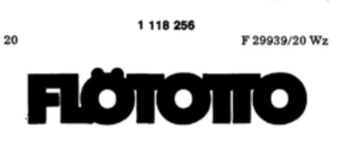 FLÖTOTTO Logo (DPMA, 10.07.1980)