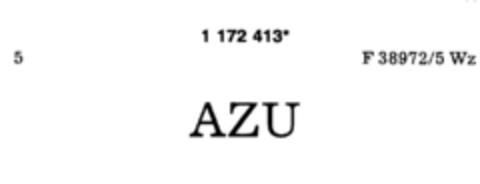 AZU Logo (DPMA, 31.08.1990)