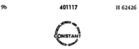 CONSTANT Logo (DPMA, 04.02.1929)