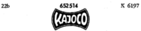 KAJOCO Logo (DPMA, 09.04.1953)