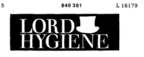 LORD HYGIENE Logo (DPMA, 18.02.1969)