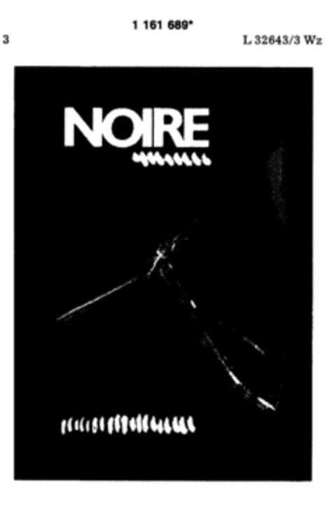 NOIRE Logo (DPMA, 08/31/1989)