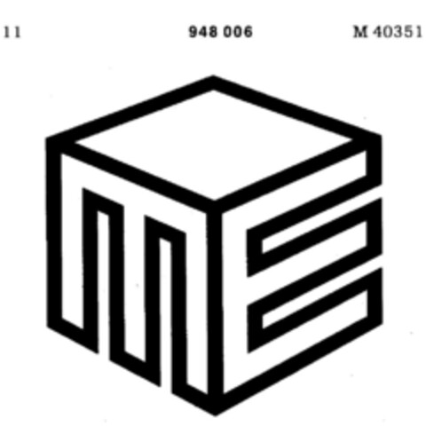 ME Logo (DPMA, 16.04.1975)