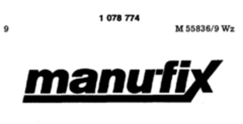 manu-fix Logo (DPMA, 17.12.1984)