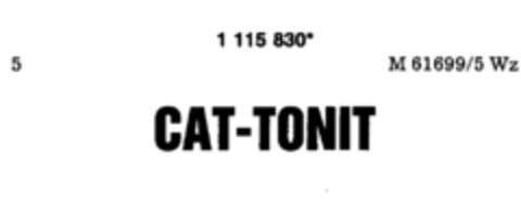 CAT-TONIT Logo (DPMA, 31.10.1987)