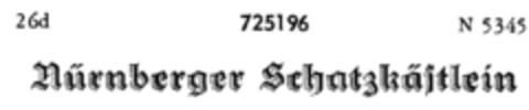 Nürnberger Schatzkästlein Logo (DPMA, 02.11.1957)