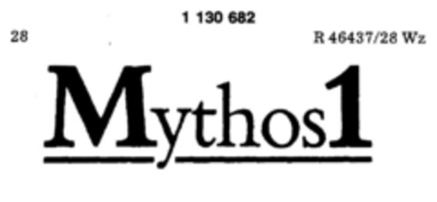Mythos1 Logo (DPMA, 05.03.1988)