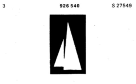 926540 Logo (DPMA, 29.01.1974)
