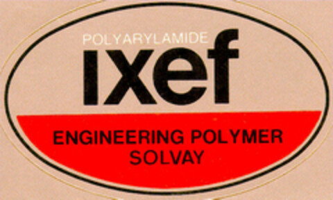 ixef ENGINEERING POLYMER SOLVAY Logo (DPMA, 09/10/1985)