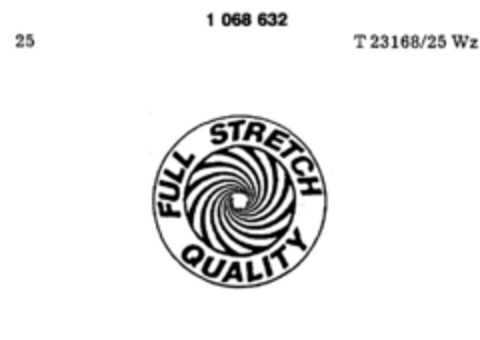 FULL STRETCH QUALITY Logo (DPMA, 28.01.1984)