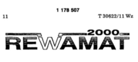 REWAMAT 2000 Logo (DPMA, 10.07.1990)