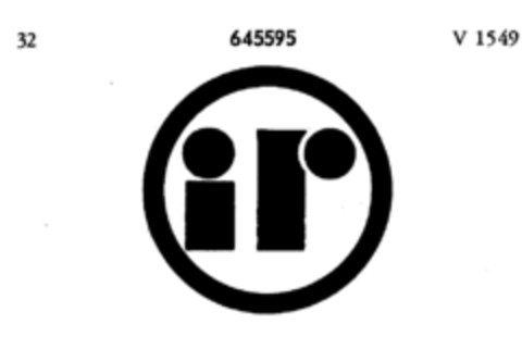 ir Logo (DPMA, 10/16/1952)