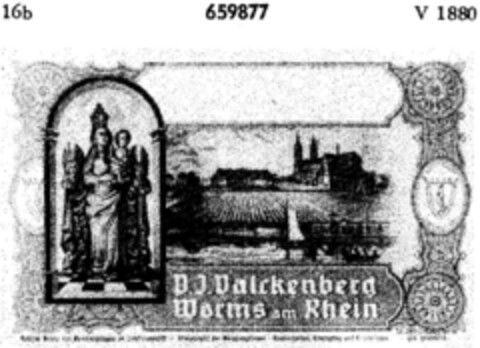 P. J. Valckenberg Logo (DPMA, 17.07.1953)