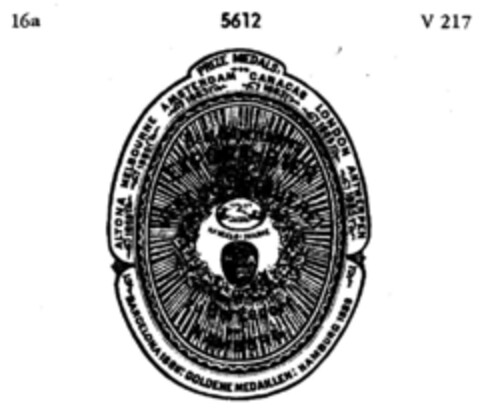 EXPORT-BIER VEREINS-BRAUEREI HAG Logo (DPMA, 16.01.1895)