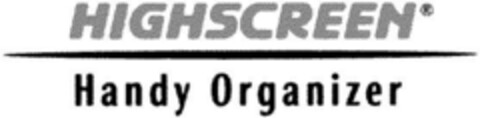 HIGHSCREEN Handy Organizer Logo (DPMA, 21.07.1993)