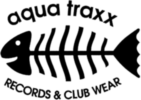 aqua traxx RECORDS & CLUB WEAR Logo (DPMA, 07/09/1994)