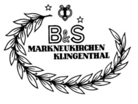 B & S MARKNEUKIRCHEN KLINGENTHAL Logo (DPMA, 13.11.1975)