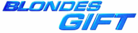 BLONDES GIFT Logo (DPMA, 14.02.2001)