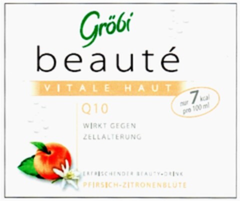 Gröbi beauté VITALE HAUT Q10 Logo (DPMA, 19.02.2008)