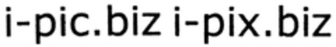 i-pic.biz i-pix.biz Logo (DPMA, 04/22/2008)