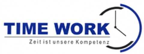 TIME WORK Zeit ist unsere Kompetenz Logo (DPMA, 02.07.2008)