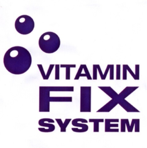 VITAMIN FIX SYSTEM Logo (DPMA, 14.07.2008)
