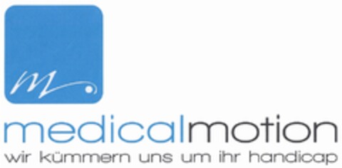 medicalmotion wir kümmern uns um ihr handicap Logo (DPMA, 11/05/2008)