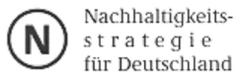 N Nachhaltigkeitsstrategie für Deutschland Logo (DPMA, 08/10/2011)