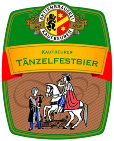 KAUFBÄURER TÄNZELFESTBIER Logo (DPMA, 27.09.2012)