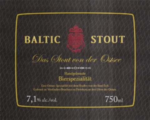 BALTIC STOUT Logo (DPMA, 05/21/2013)