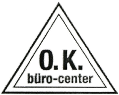 O.K. büro-center Logo (DPMA, 01/21/2015)