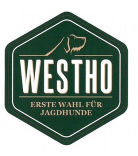 WESTHO ERSTE WAHL FÜR JAGDHUNDE Logo (DPMA, 10.10.2016)