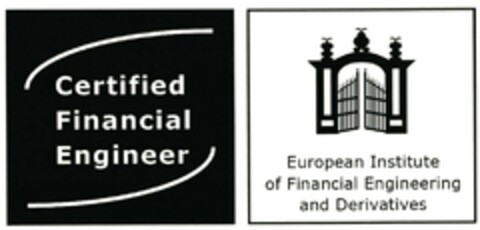 Certified Financial Engineer / European Institute of Financial Engineering and Derivatives Logo (DPMA, 04.10.2017)