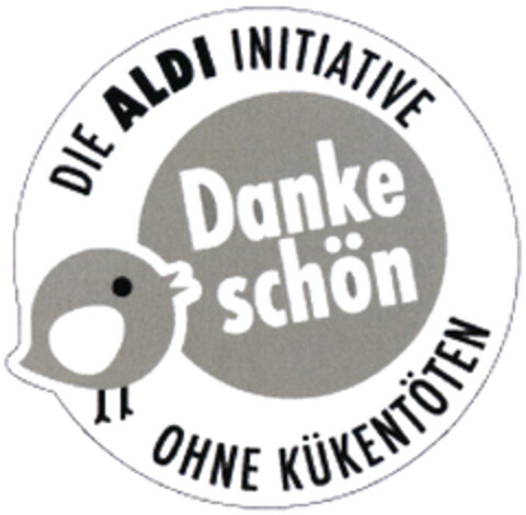 Dankeschön DIE ALDI INITIATIVE OHNE KÜKENTÖTEN Logo (DPMA, 04/29/2020)