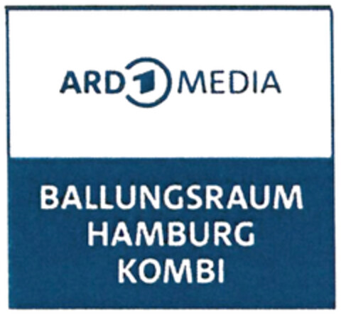 ARD 1 MEDIA BALLUNGSRAUM HAMBURG KOMBI Logo (DPMA, 04.08.2021)