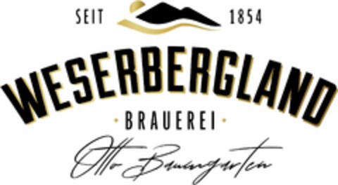 WESERBERGLAND · BRAUEREI · Otto Baumgarten SEIT 1854 Logo (DPMA, 05.10.2021)