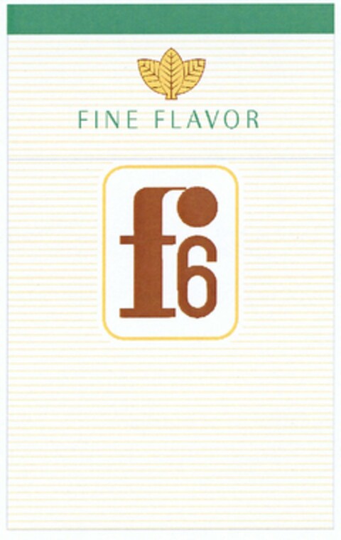 FINE FLAVOR f6 Logo (DPMA, 04.09.2003)